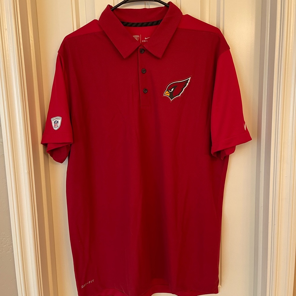 Arizona Cardinals Nike Dri Fit Performance Sideline Polo